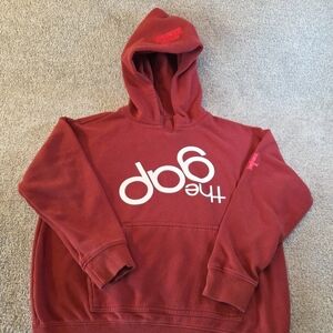 Kids GAP Hoodie Stranger Things Red Sweatshirt Size Teen 14 16 Youth Boys Girls